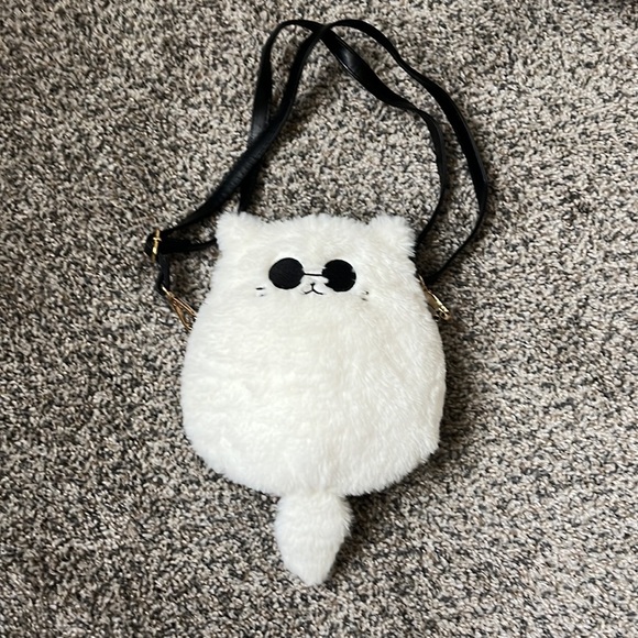 Gojo Satoru Cat 🐱 Plush Shoulder Bag Cosplay Anime Jujutsu Kaisen - Picture 1 of 6